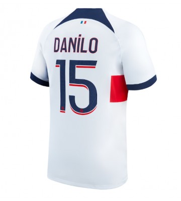 Paris Saint-Germain Danilo Pereira #15 Segunda Equipación 2023-24 Manga Corta